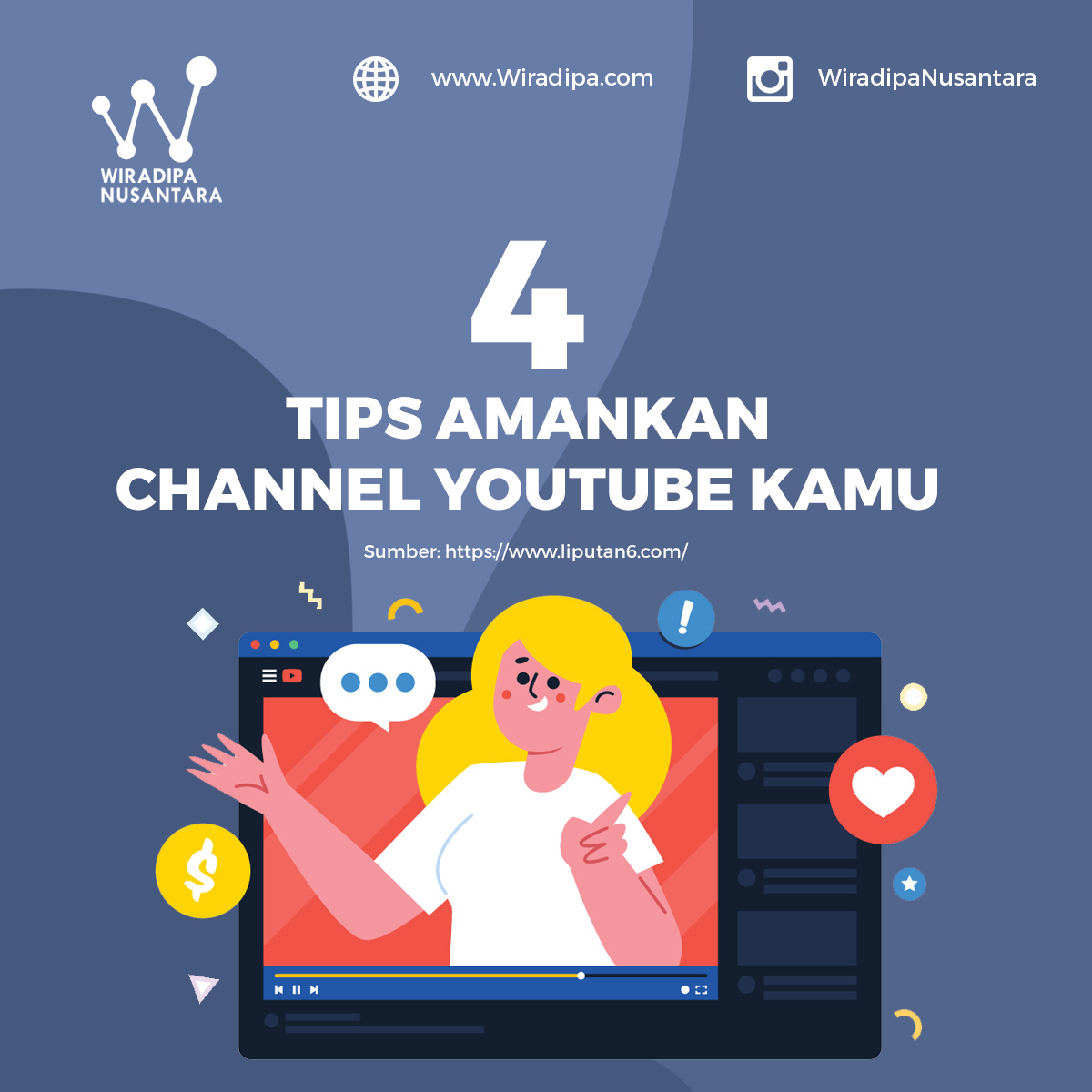 4 Tips Amankan Channel YouTube Kamu Images