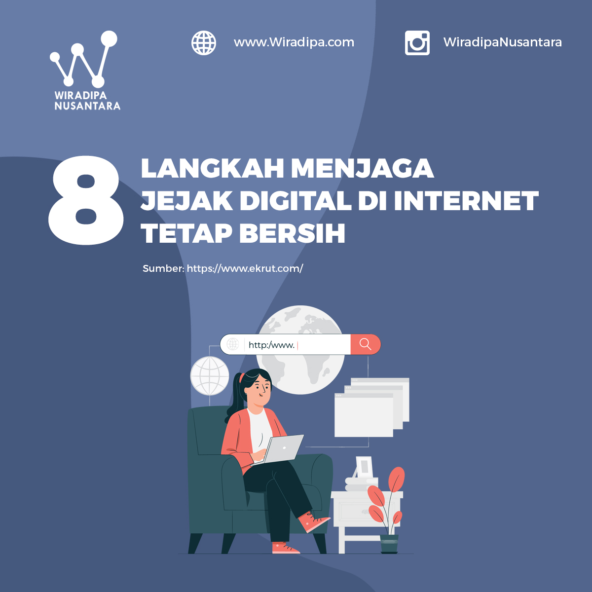 8 Langkah menjaga jejak digital di internet tetap bersih Images
