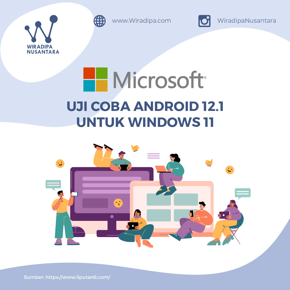 Microsoft Uji Coba Android 12.1 untuk Windows 11 Images
