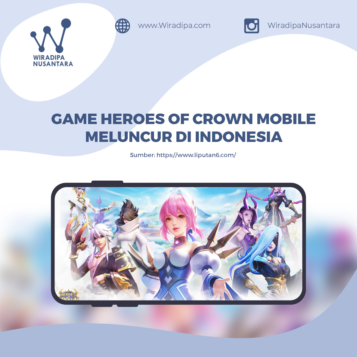 Game Heroes of Crown Mobile Meluncur di Indonesia Images