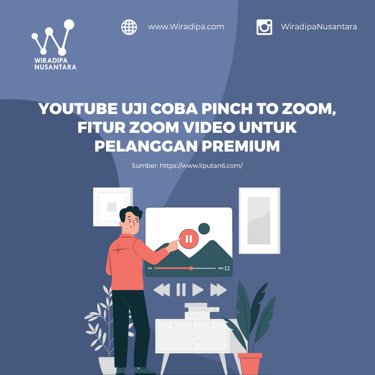 YouTube Uji Coba Pinch To Zoom, Fitur Zoom Video untuk Pelanggan Premium Images
