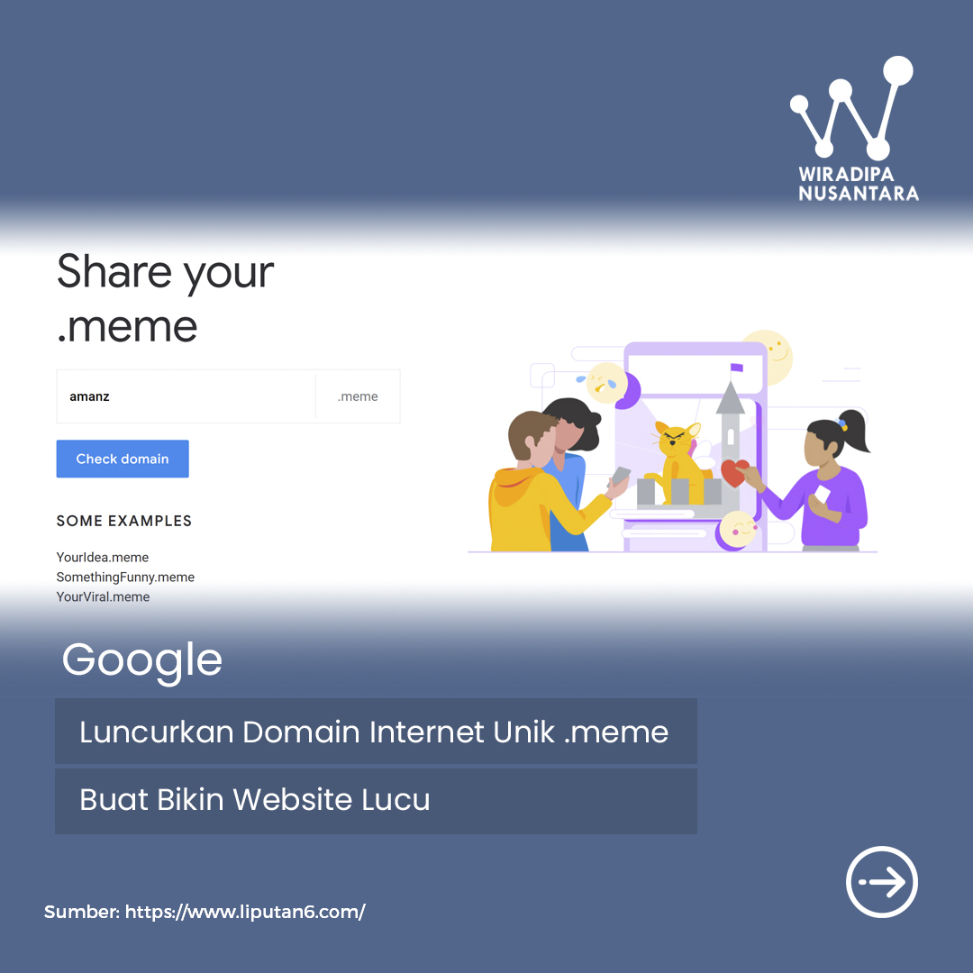 Google Launches Unique “.meme” Internet Domain for Fun and Creative Websites Images