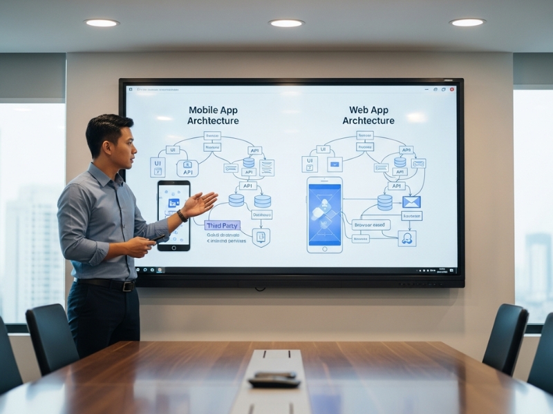 Web App vs. Mobile App for Companies: Which One Is More Effective? Image