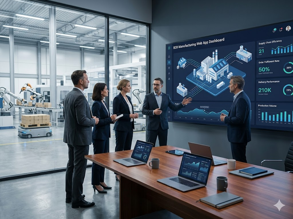 Enterprise Web Application Development: Driving Manufacturing Transformation Image